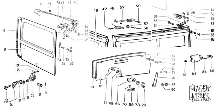 STRIKER WEDGE   Rear Hatch VW Bus 1964 to 1971 items in WagenWerks 