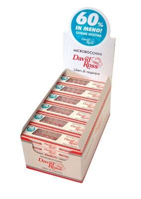 DAVID ROSS CIGARETTE MINI FILTERS (36 PACKS)   1 BOX. REDUCE TAR 