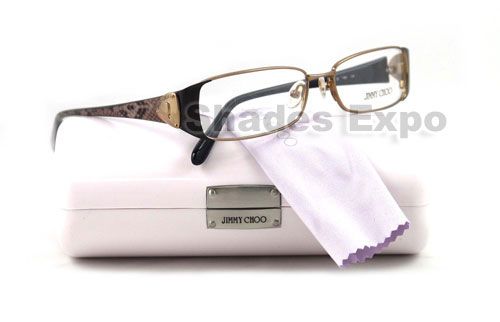 NEW JIMMY CHOO EYEGLASSES JC 32 BROWN YBK JC32 AUTH  