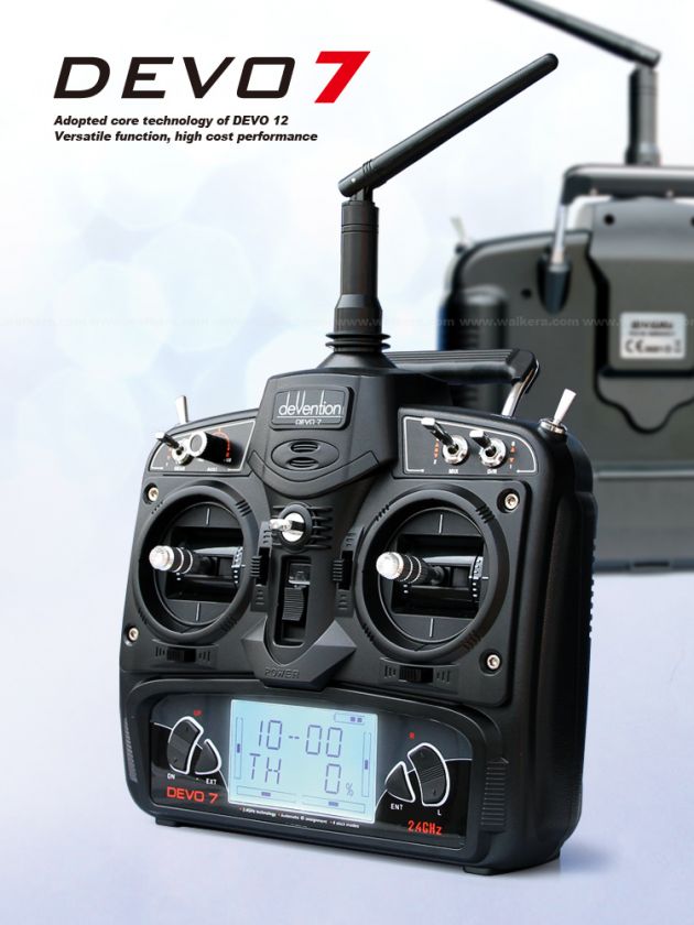 Walkera HM V200D03 Helicopter w/ Devo7 (2.4Ghz Platinum Edition 