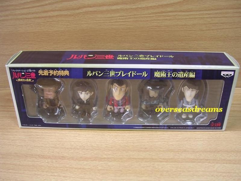 BANPRESTO A SET OF 5 LUPIN PLAY DOLL  