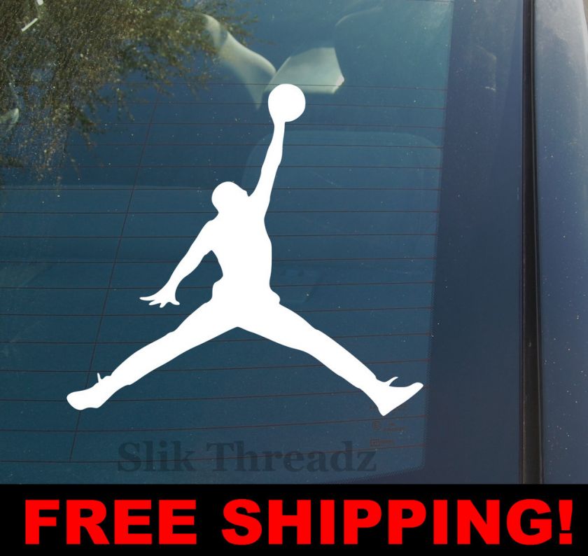 Jordan Jumpman Vinyl Decal Sticker basketball  