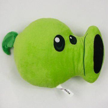 Plants Vs Zombies(PVZ) Peashooter 15 headrest pillow  