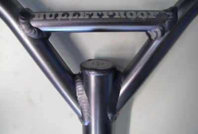 BulletProof Alloy Y Moto Bars One Piece Scooter GREY  