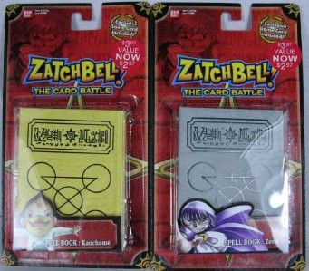 12  ZATCH BELL SPELL BOOK BRAGO ZOFIS ZENO   SHIPS FREE  