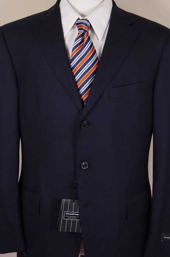 ZEGNA SPORT COAT $2095 NAVY 3BTN HIGH PERFORMANCE COOL EFFECT BLAZER 