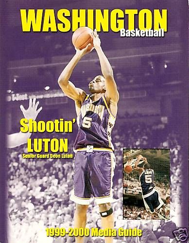 WASHINGTON HUSKIES 1999 2000 BASKETBALL MEDIA GUIDE  