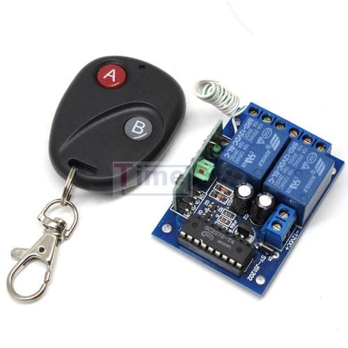 Wireless Remote Control Switch Board 12V 2Ch Controller  