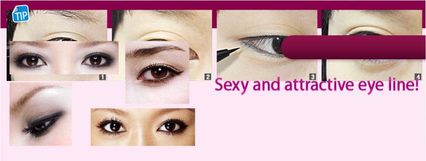 NEW ElishaCoy Always Tattoo Dual Eyeliner No1.DeepBlack  