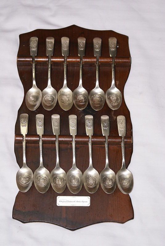 BICENTENNIAL THIRTEEN 13 COLONIES SPOON COLLECTION  