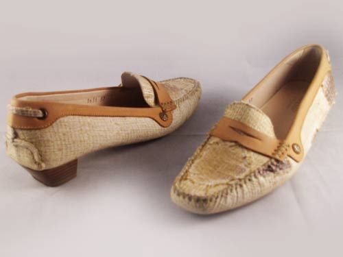 Size 9.5 New $85 TREMP #1631 BEIGE LIGHT BROWN LEATHER Italy Woman 