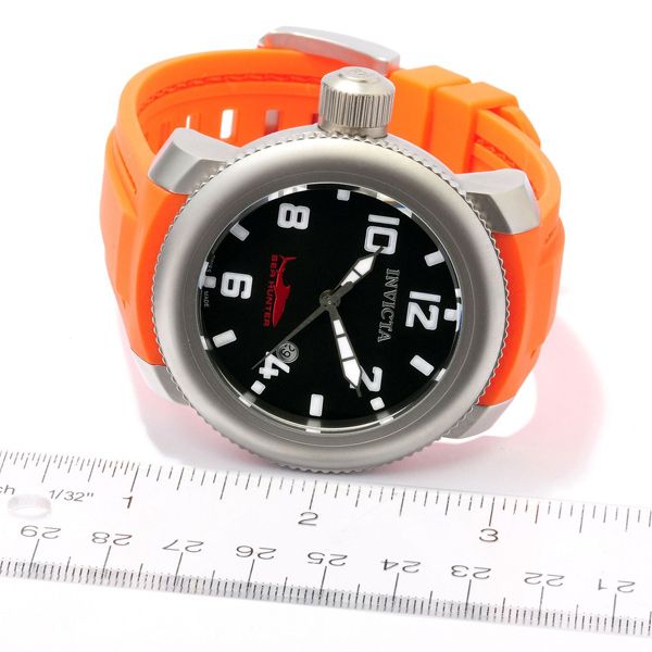   Mens Watch Sea Hunter Diver Swiss Made Quartz Polyurethane Strap 1690