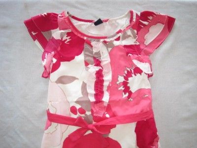 NWT Gap Kids Edie Floral Ruffle Placket Dress 4 5 6 7 8 10 12 Young At 