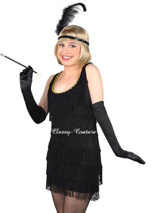 FLAPPER Gangster 1920s Charleston COSTUME S/M/L/XL/XXL  