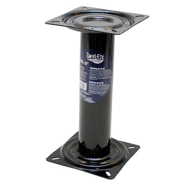 ATTWOOD SWIVL EZE 91320 BLACK 13 INCH ECONOMY BOAT SEAT PEDESTAL 