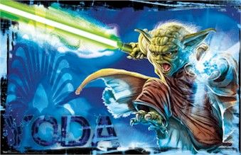 STAR WARS POSTER ~ SAGA YODA UNLEASHED Movie  