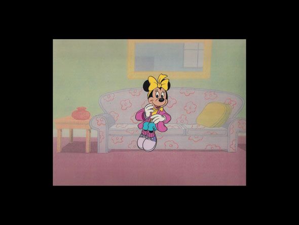 Minnie Mouse (1980s) Mickey Mouse Cartoon Hand Painted Production 