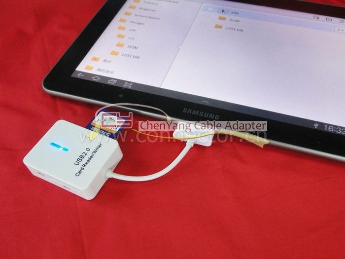   TAB 10.1 P7500 P7510 OEM USB SD MS TF Card Reader KIT OTG HOST  