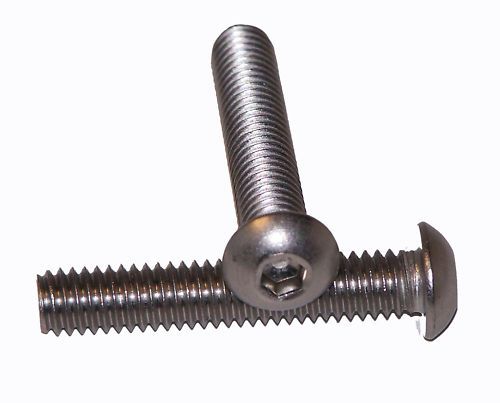 Stainless Steel Button Head Screws 25/PCS 1/4 20x1 1/2  