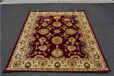 Burgundy Green Brown Ivory Oriental Area rugs Carpet Black Large 4060 