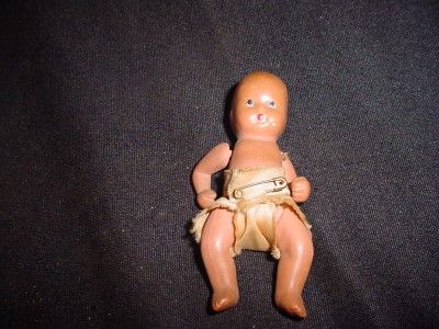 Early Old Vintage Black and White Baby Babies with Celluloid Body D152 