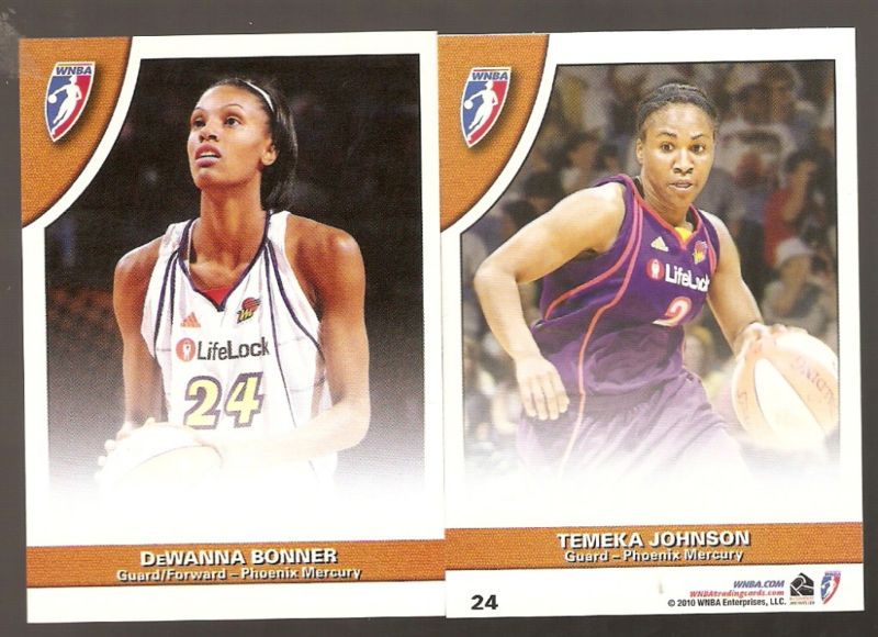 dewanna bonner,temeka johnson 2010 wnba phoenix mercury  