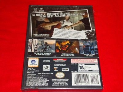   Clancys Splinter CellDouble Agent COMPLETE Nintendo Game Cube GC VG