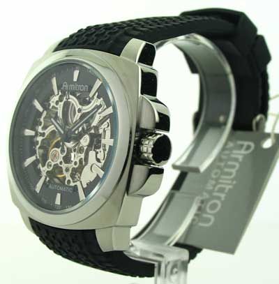 Armitron Automatic 20 4455SVSV Mens Tachymeter Watch 086702428304 