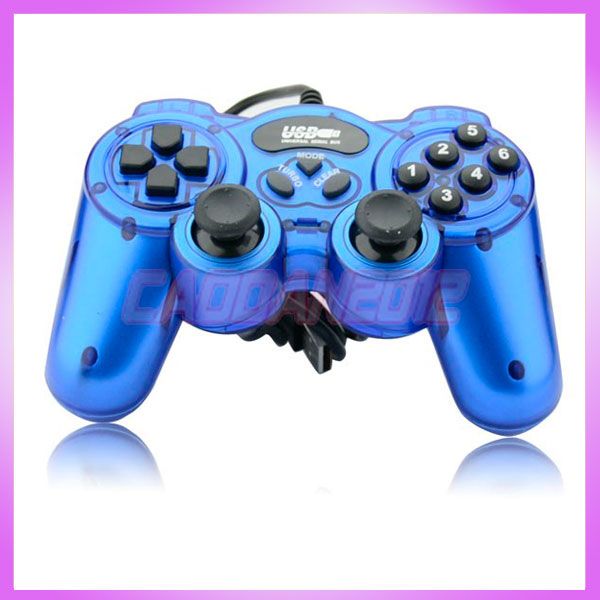 PC USB Dual Double Shock Game Controller Gamepad Game Pad Joypad 