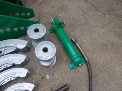   885 HYDRAULIC BENDER 1 1/4 TO 5 INCH WITH PUMP GREAT SET #1  