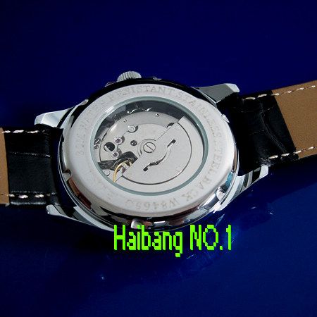 New Mens Mechanical Casual Automatic Date Leather Wrist Watch GIFT 