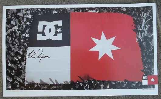 DANNY WAY & NICK DOMPIERRE*SIGNED*AUTOGRAPHED*POSTER*SKATEBOARDING*DC 