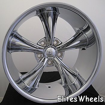 20x10 Chrome Wheel Boss 338 5x5 Chevy Rims  