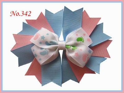 18 Girl 4.5 Novel A Swallowtail hair bows Clip 227 No.  