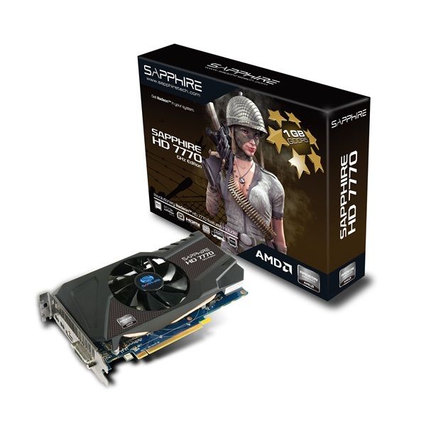 NEW* Sapphire AMD Radeon HD 7770 PCI E 1GB GDDR5 11201 02 40G ATI 