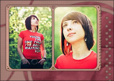 PHOTO CARDS 5x7 VALENTINES   PSD Templates   