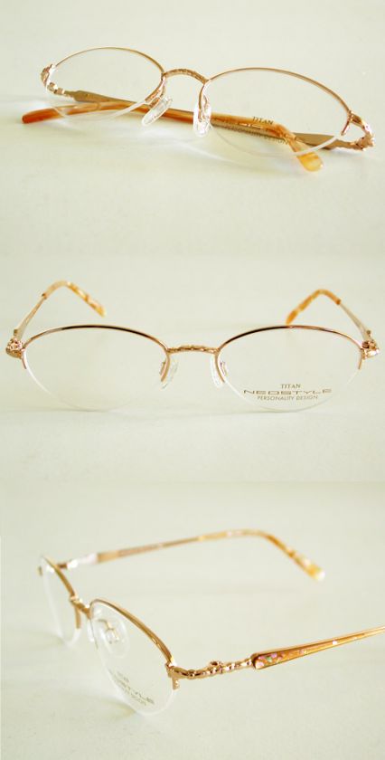 Neostyle Dynasty 887 Titanium Eyeglasses Shiny Gold 52  