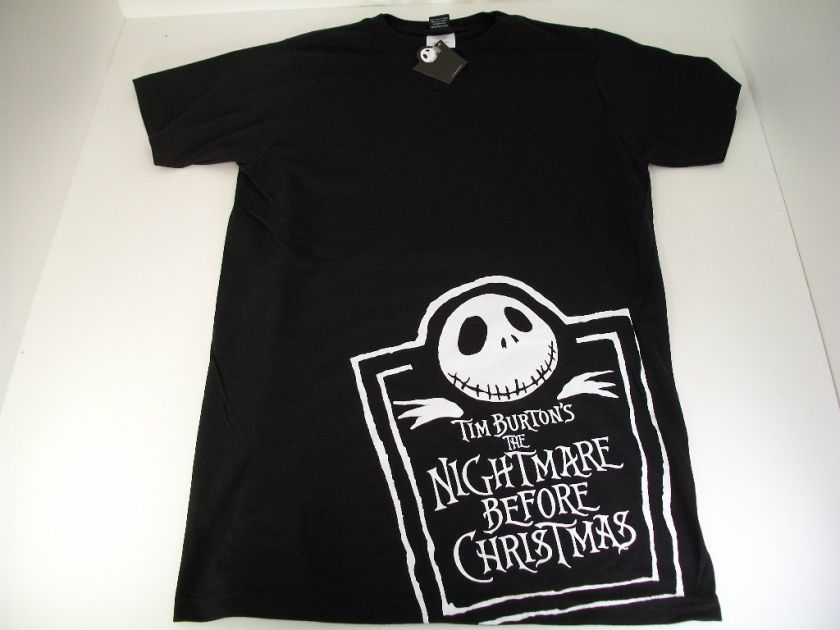 TIM BURTONS THE NIGHTMARE BEFORE CHRISTMAS VINTAGE RETRO TEE SHIRT 