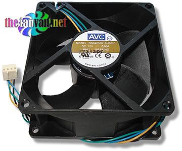 Micron PC MPC 92mm AVC Case Fan Model DS09238B12HP020  