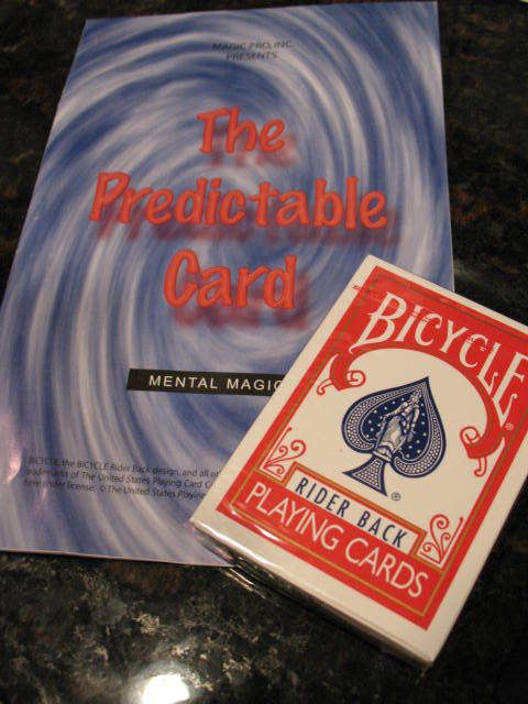   Predictable Magic Marked Deck Playing Cards Deception Rider Back