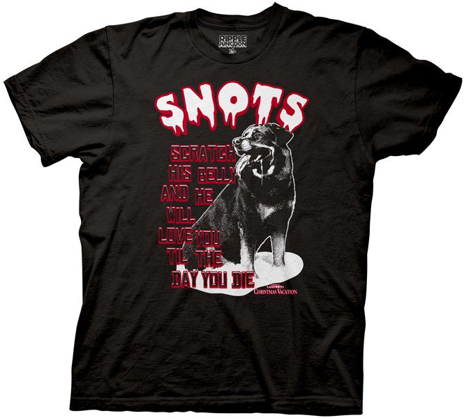 Christmas Vacation Snots the Dog T Shirt  