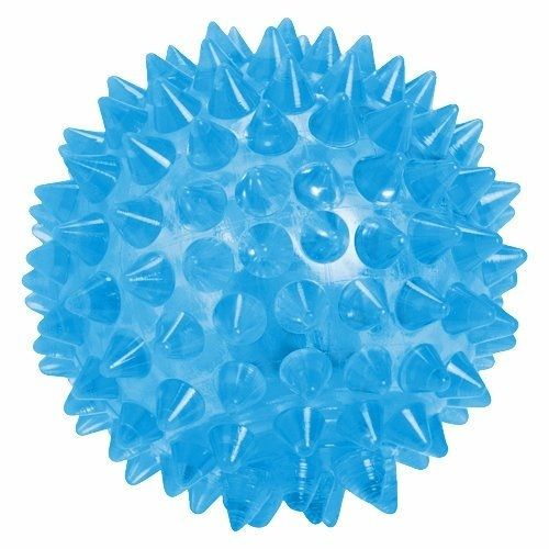 New Flashing Light Up Spiky Ball Sensory Tactile Fidget  