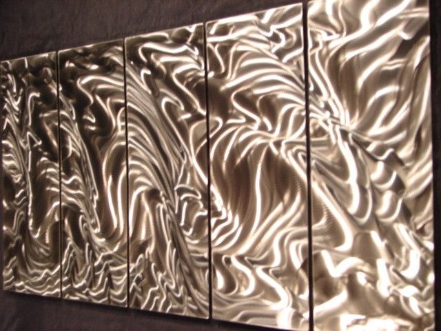 ABSTRACT METAL WALL ART PAINTING SCULPTURE STEEL LARGE  