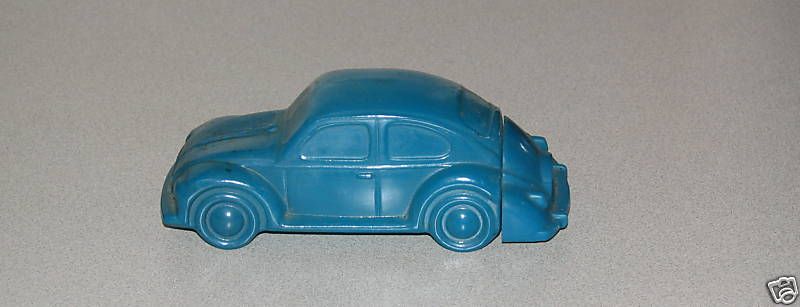 VINTAGE 70s AVON BLUE VOLKSWAGEN DECANTER  