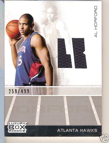 AL HORFORD Luxury box Rookie Jersey Topps 07 08 card  