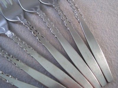   Forks & 1 Dinner Fork International Lyon Stainless ALHAMBRA  