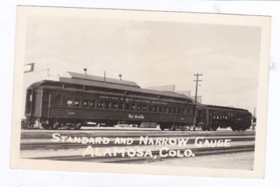 Alamosa CO Colorado Standard & Guage RPPC Postcard  