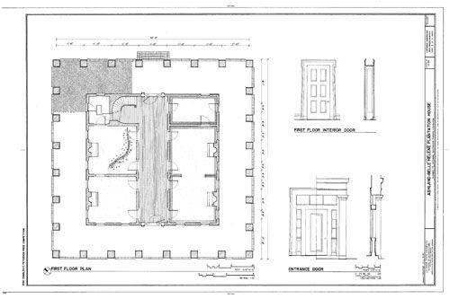 Ashland, an Antebellum Plantation, house plans  