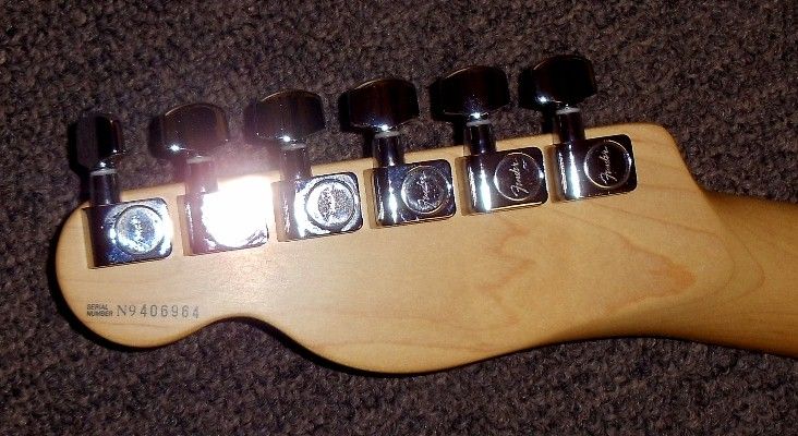 1999 FENDER USA STANDARD TELECASTER TELE MAPLE GUITAR NECK MIA USA 