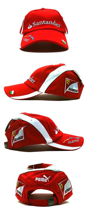 NEW PUMA FERRARI FERNANDO ALONSO SANTANDER CAP RED  